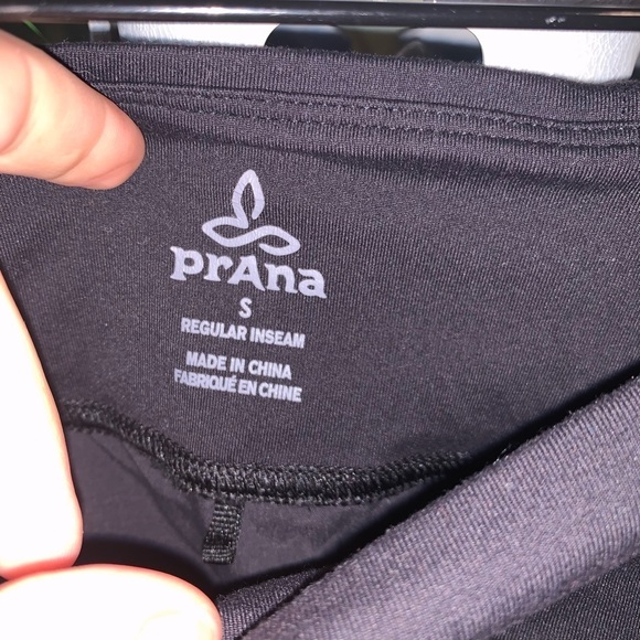 PRANA Black Moisture Wicking Casual SUMMIT Pants Light Stretch Pockets Small - Picture 5 of 8